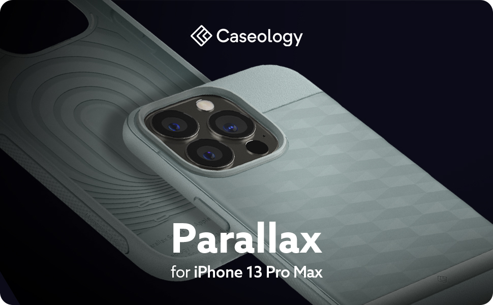 Carcasa Caseology Parallax compatibila cu iPhone 13 Pro Max Green 1 Lerato.ro