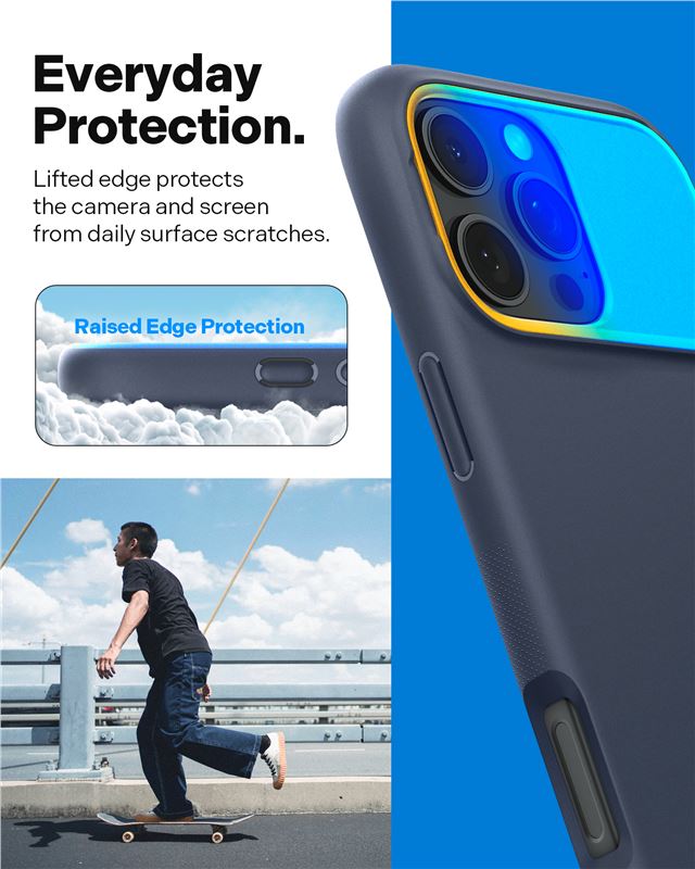 Carcasa Caseology Nano Pop Kickstand MagSafe compatibila cu iPhone 16 Pro Max Navy Blue 1 Lerato.ro