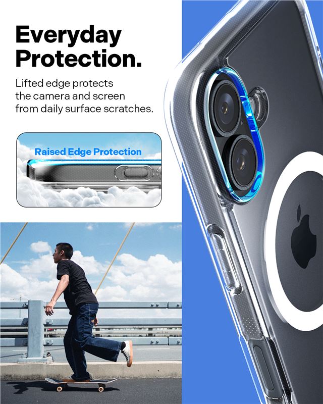 Carcasa Caseology Capella MagSafe compatibila cu iPhone 16 White 1 Lerato.ro