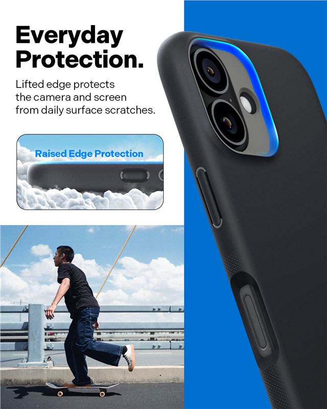 Carcasa Caseology Nano Pop MagSafe compatibila cu iPhone 16 Black 1 Lerato.ro