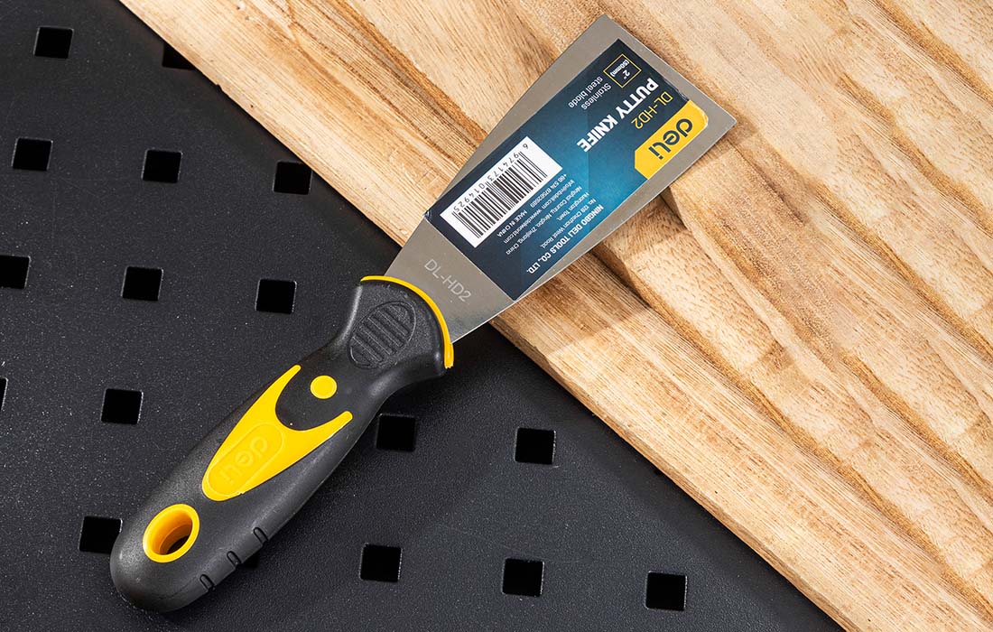 Spaclu Deli Tools EDL-HD4, 100 mm, Otel inoxidabil, Negru 1 Lerato.ro