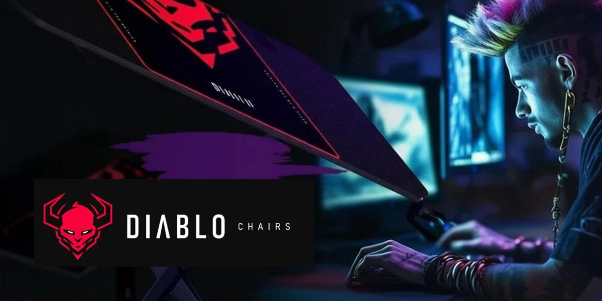Neon decorativ LED Diablo Chairs, 10W, Diametru 54cm, Rosu 1 Lerato.ro