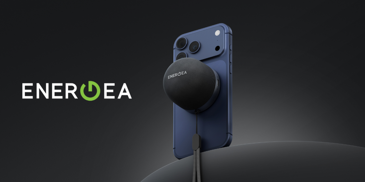 Boxa portabila wireless Energea MAGAUDIO GO cu MagSafe, 3W, Bluetooth 5.4, 550mAh, Autonomie 15h, Gunmetal 1 Lerato.ro