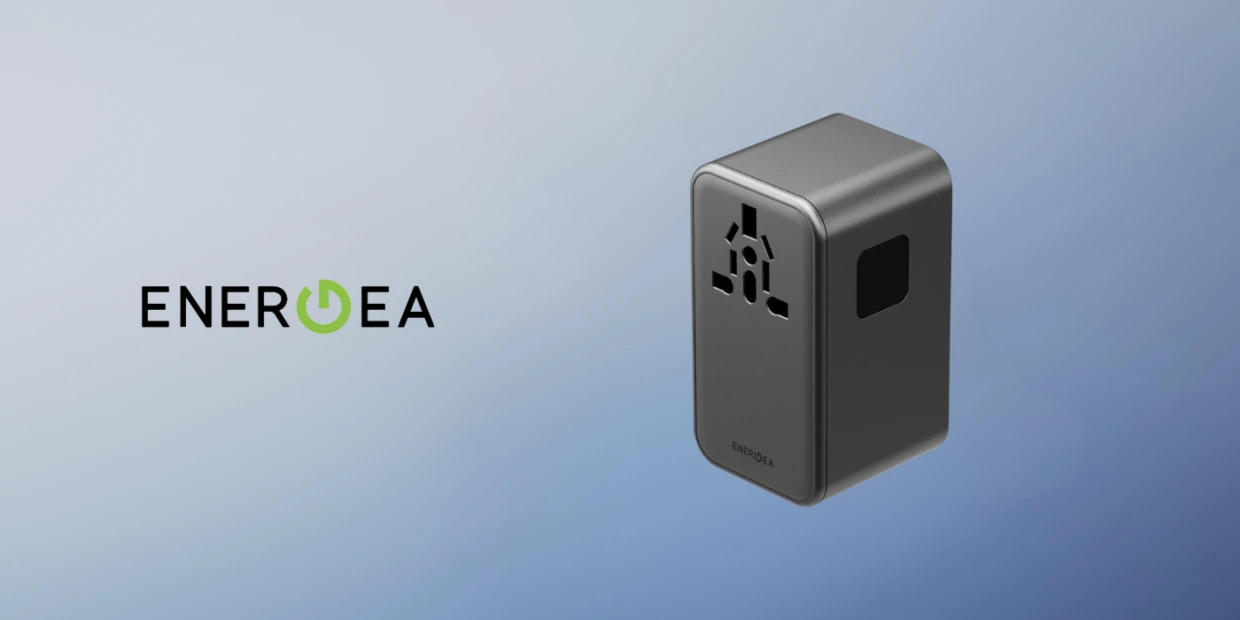 Adaptor retea Energea TravelWorld GaN, 3x USB-C, 1x USB-A, 160W, Compatibil cu prize EU/UK/US/AU, Gunmetal 1 Lerato.ro
