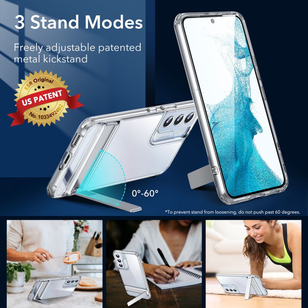 Carcasa ESR Air Shield Boost compatibila cu Samsung Galaxy S22 Plus Clear 1 Lerato.ro