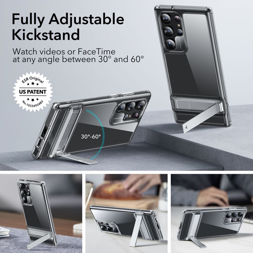 Carcasa ESR Air Shield Boost compatibila cu Samsung Galaxy S23 Ultra Clear 1 Lerato.ro
