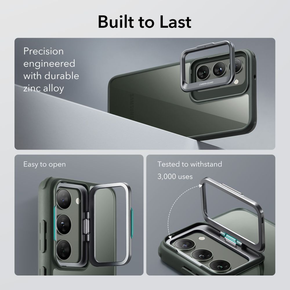 Carcasa ESR Classic Kickstand compatibila cu Samsung Galaxy S23 Green/Clear 1 Lerato.ro