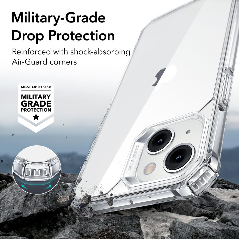 Carcasa ESR Air Armor compatibila cu iPhone 14 Pro Clear 1 Lerato.ro