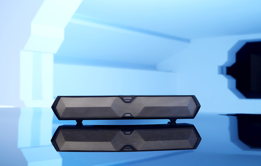 Soundbar portabil wireless Edifier MG300, 5W, Bluetooth 5.3, RGB, USB-A, Negru 1 Lerato.ro