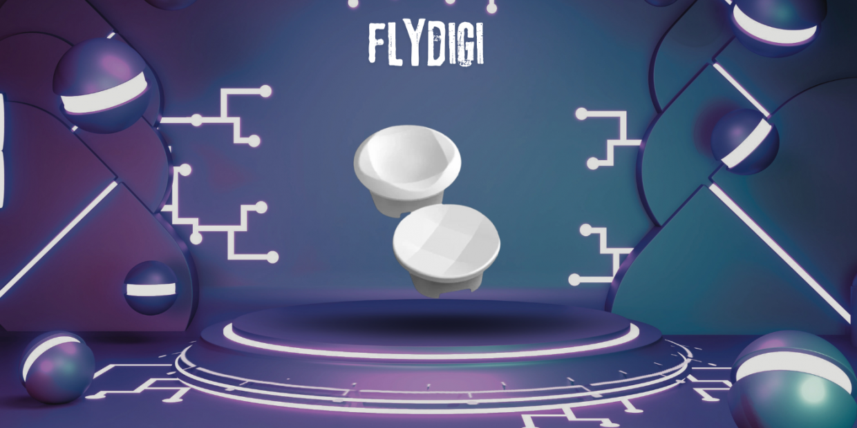 Set 2 joystick-uri Flydigi D-Pad compatibile cu controller Apex 5, Alb 1 Lerato.ro