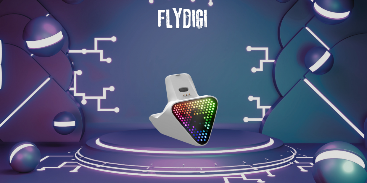 Statie de incarcare Flydigi Dock 2 Pro compatibila Apex 5, Iluminare RGB, Alb 1 Lerato.ro