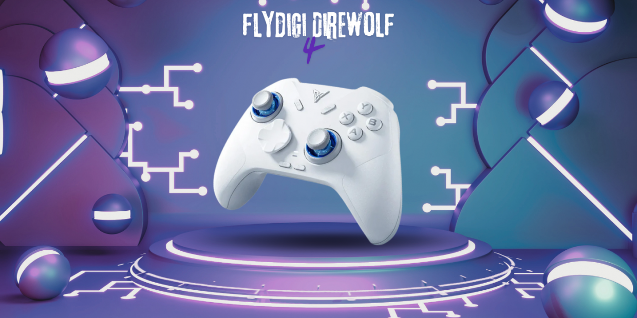 Controller Flydigi DIREWOLF 4 pentru Windows 10/11, Switch, Android, iOS, USB-C, Bluetooth, Wireless, Lungime cablu 1.5m, Alb 1 Lerato.ro
