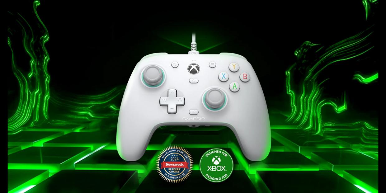 Controller GameSir G7 SE pentru Xbox Series X / S, Xbox One, Windows 10/11, Wireless, USB-C, Lungime cablu 3m, Albastru 1 Lerato.ro