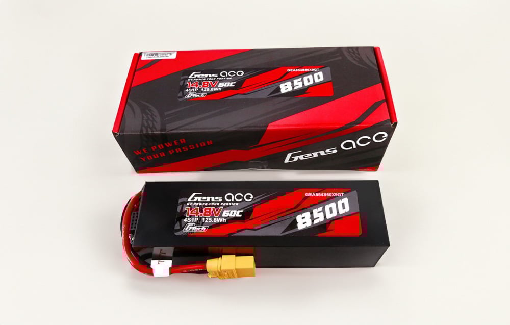 Acumulator Lipo Gens ace G-Tech cu mufa XT90, 8500 mAh, 14.8V, Graphics 1 Lerato.ro