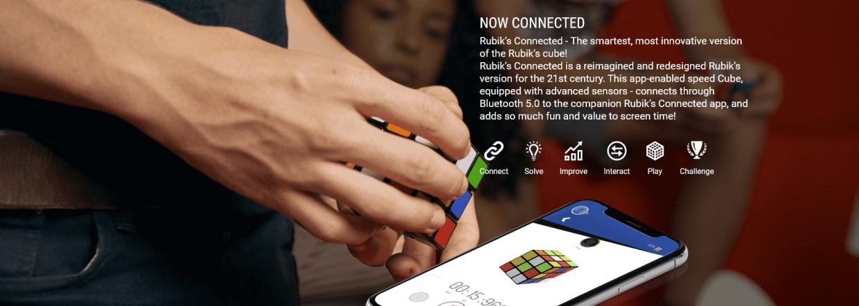 Cub rubik smart GoCube Connected, Bluetooth 5.0, Senzori, Incarcator USB inclus 1 Lerato.ro