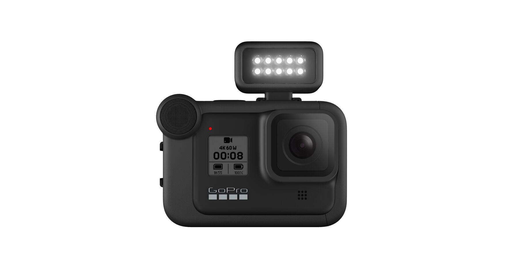 Accesoriu Light Mod pentru camera video sport GoPro Hero8, Negru 1 Lerato.ro
