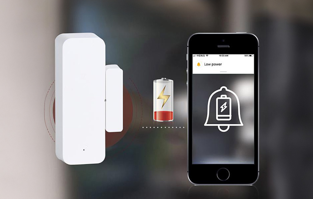 Senzor de usa/fereastra Gosund S2, WiFi, compatibil Tuya, Smart Life, Google si Alexa, Alb 1 Lerato.ro