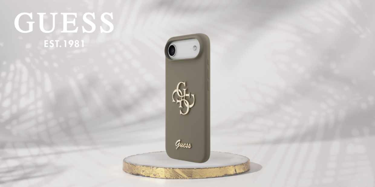 Carcasa Guess Big 4G Script compatibila cu iPhone 17 Air, Maro 1 Lerato.ro