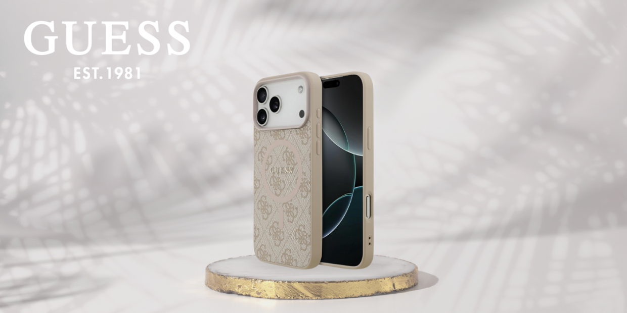 Carcasa Guess 4G Ring Classic Logo cu MagSafe compatibila cu iPhone 17 Pro Max, Roz 1 Lerato.ro