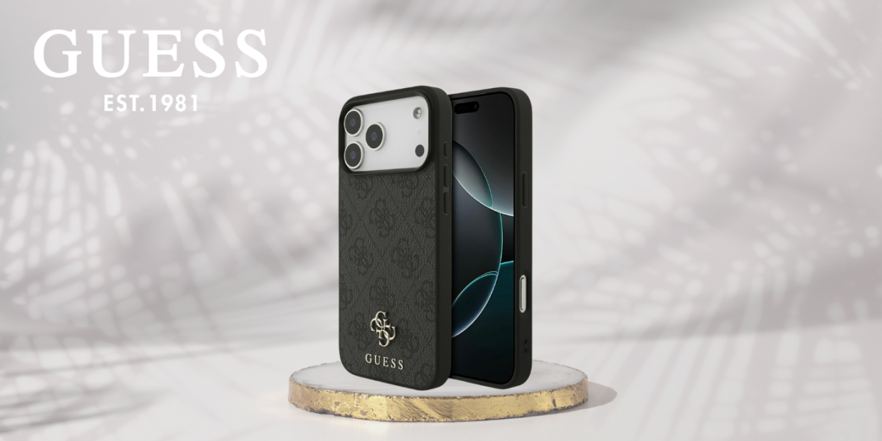 Carcasa Guess 4G Small Classic Logo cu MagSafe compatibila cu iPhone 17 Pro Max, Negru 1 Lerato.ro