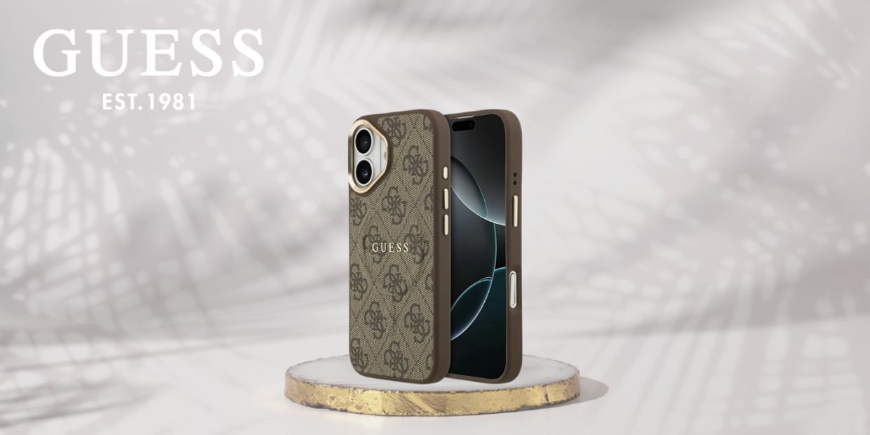 Carcasa Guess 4G PU Classic Logo cu MagSafe compatibila cu iPhone 17, Maro 1 Lerato.ro