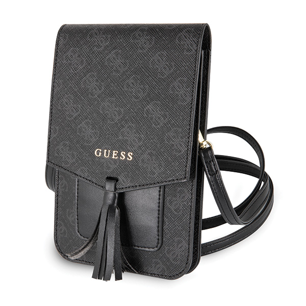 Geanta universala Guess 4G, 16 x 10 cm, 6 compartimente, Negru 1 Lerato.ro