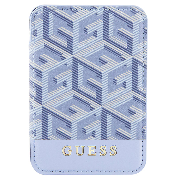 Portofel magnetic Guess GCube Strap, Compatibil MagSafe, Albastru 1 Lerato.ro
