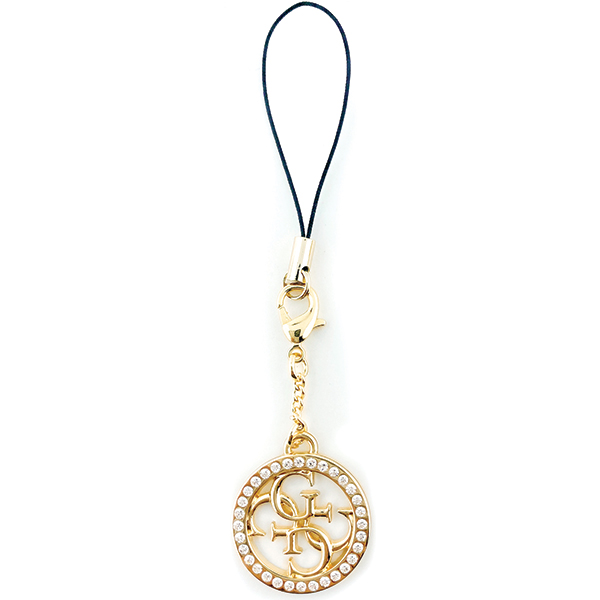 Snur pentru carcase Guess 4G 4G Rhinestone Charm, Gold 1 Lerato.ro