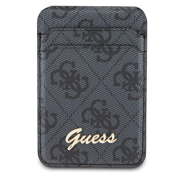 Portofel magnetic Guess 4G Classic Logo, Compatibil MagSafe, Negru 1 Lerato.ro