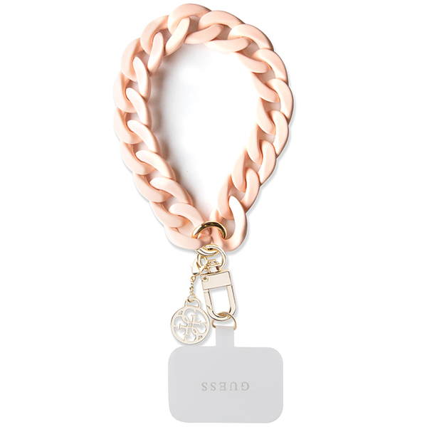 Snur pentru carcase Guess Big Hand Strap 4G Acrylic Charm, Roz 1 Lerato.ro