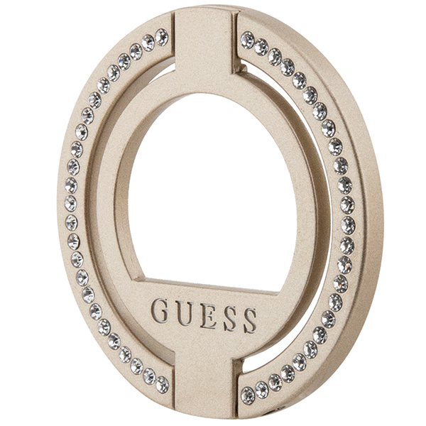 Suport universal pentru telefon Guess Rhinestone, Compatibil MagSafe, Auriu 1 Lerato.ro