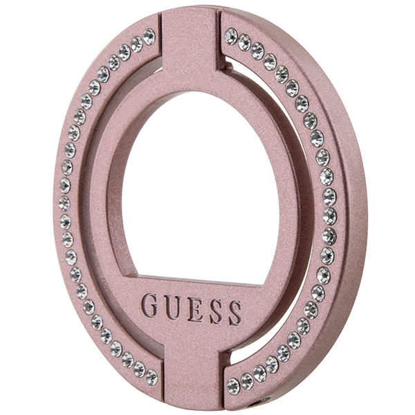 Suport universal pentru telefon Guess Rhinestone, Compatibil MagSafe, Roz 1 Lerato.ro