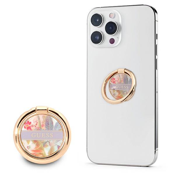 Suport universal pentru telefon Guess Flower, Compatibil MagSafe, Violet 1 Lerato.ro