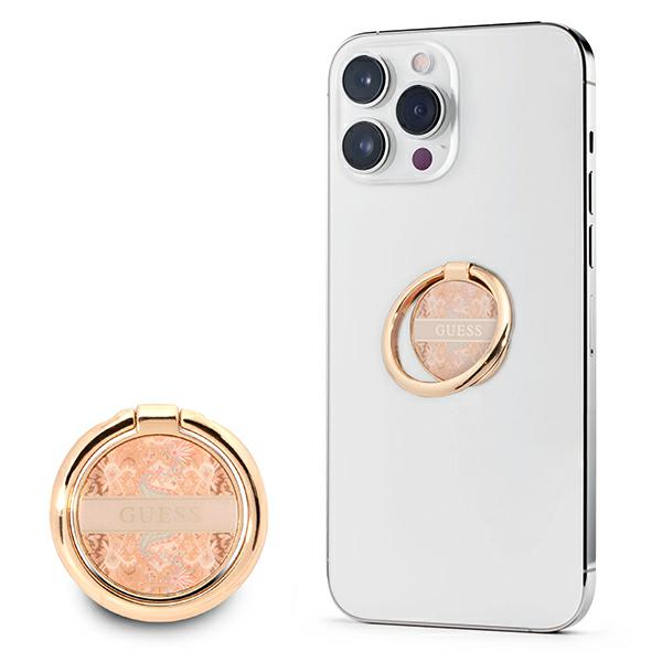 Suport universal pentru telefon Guess Paisley, Compatibil MagSafe, Auriu 1 Lerato.ro
