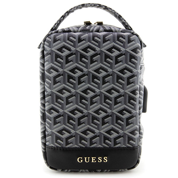 Geanta universala Guess GCube Stripe, 23.5 x 15.5 x 6.5 cm, Negru 1 Lerato.ro