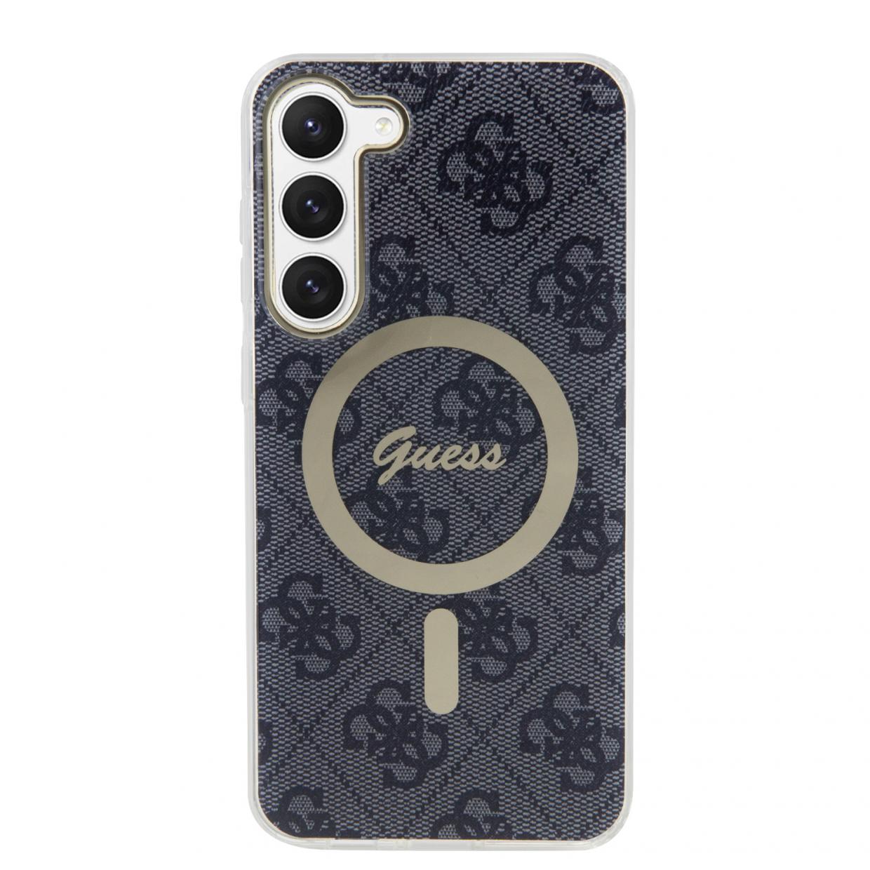 Carcasa Guess 4G cu MagSafe compatibil cu Samsung Galaxy S23, Negru 1 Lerato.ro