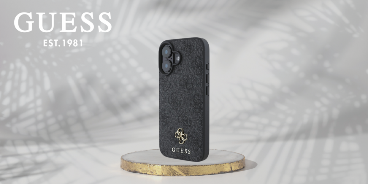 Carcasa Guess 4G Small Classic cu MagSafe compatibila cu iPhone 16 Pro, Negru 1 Lerato.ro