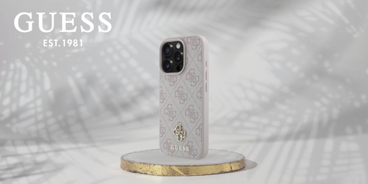 Carcasa Guess 4G Small Classic cu MagSafe compatibila cu iPhone 16 Pro, Roz 1 Lerato.ro