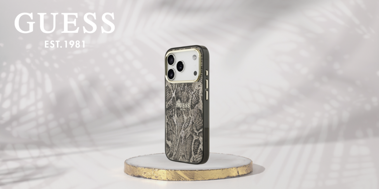 Carcasa Guess Python Pattern cu MagSafe compatibila cu iPhone 17 Pro, Maro 1 Lerato.ro