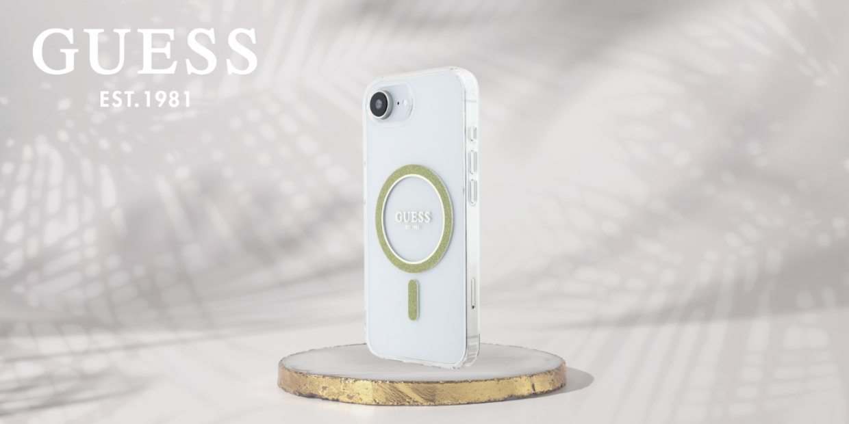 Carcasa Guess IML Glitter Circle cu MagSafe compatibila cu iPhone 16e, Transparent 1 Lerato.ro