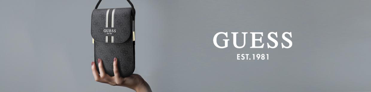 Geanta universala Guess 4G Stripes, 19 x 12.5 x 2 cm, 2 compartimente, Negru 1 Lerato.ro