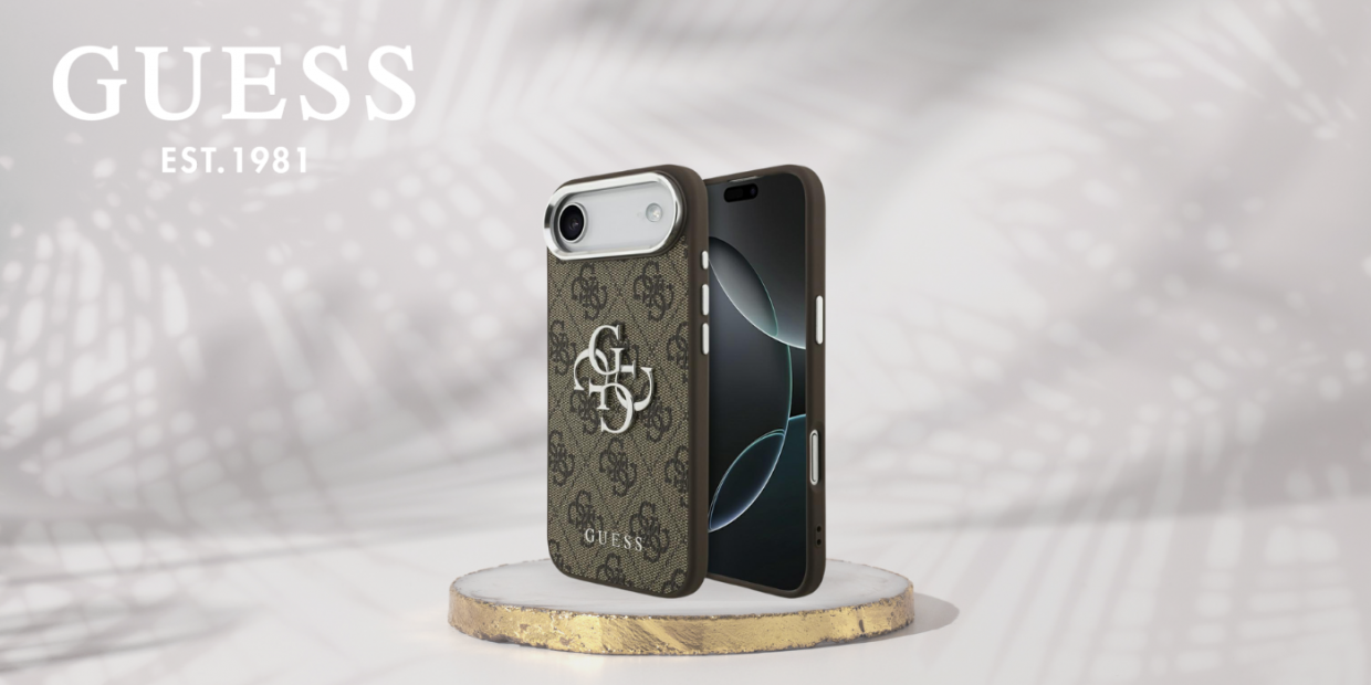 Carcasa Guess 4G Big 4G Classic Logo compatibila cu iPhone 17 Air, Brown 1 Lerato.ro