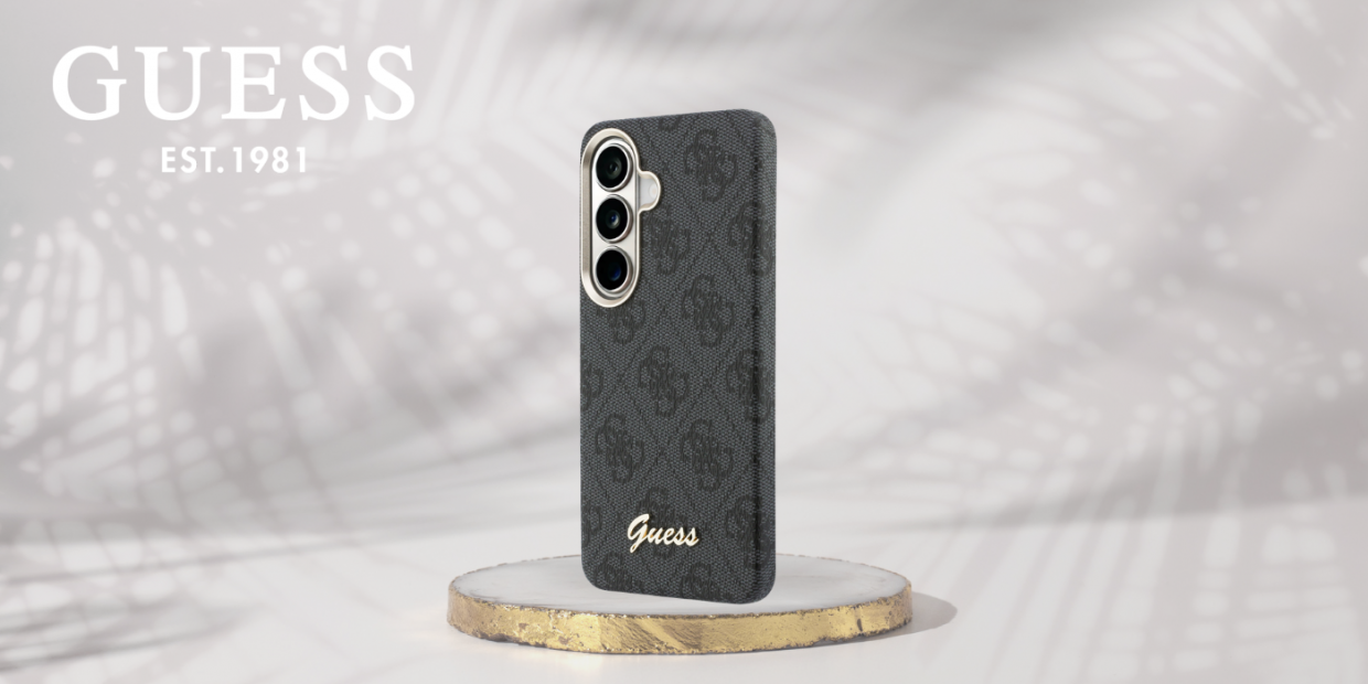 Husa Guess 4G Script cu MagSafe compatibila cu Samsung Galaxy S26, Negru 1 Lerato.ro