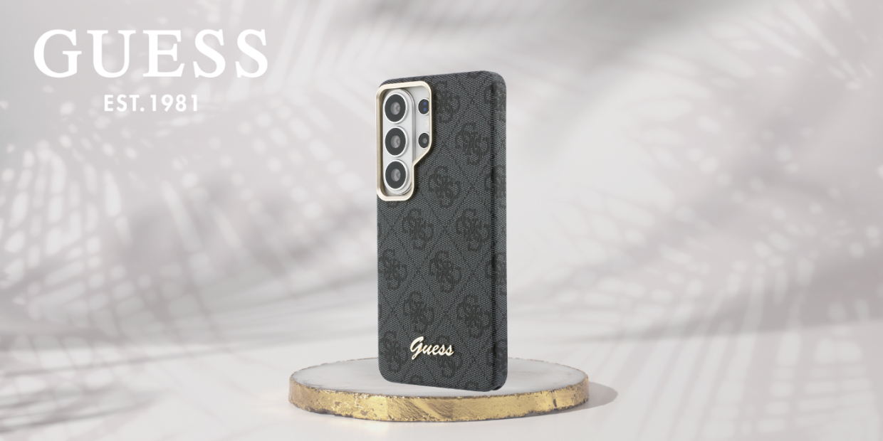 Husa Guess 4G Script cu MagSafe compatibila cu Samsung Galaxy S26 Ultra, Negru 1 Lerato.ro