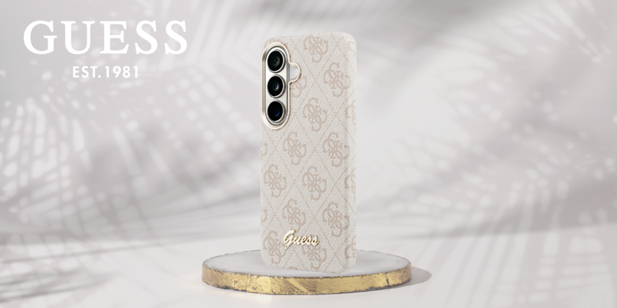 Husa Guess 4G Script cu MagSafe compatibila cu Samsung Galaxy S26, Roz 1 Lerato.ro