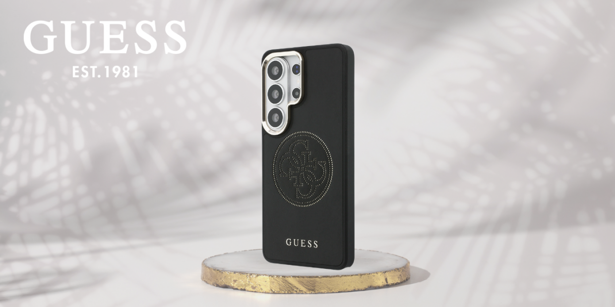 Husa Guess Perforated Logo cu MagSafe compatibila cu Samsung Galaxy S26 Ultra, Negru 1 Lerato.ro