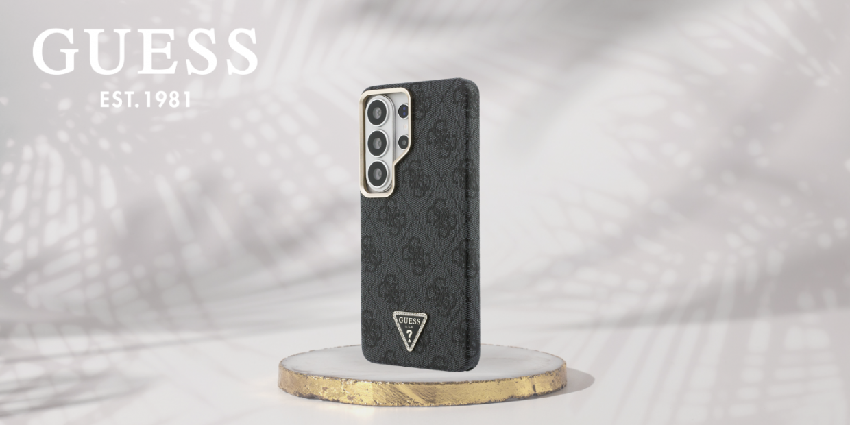 Husa Guess 4G Triangle Logo cu MagSafe compatibila cu Samsung Galaxy S26 Ultra, Negru 1 Lerato.ro