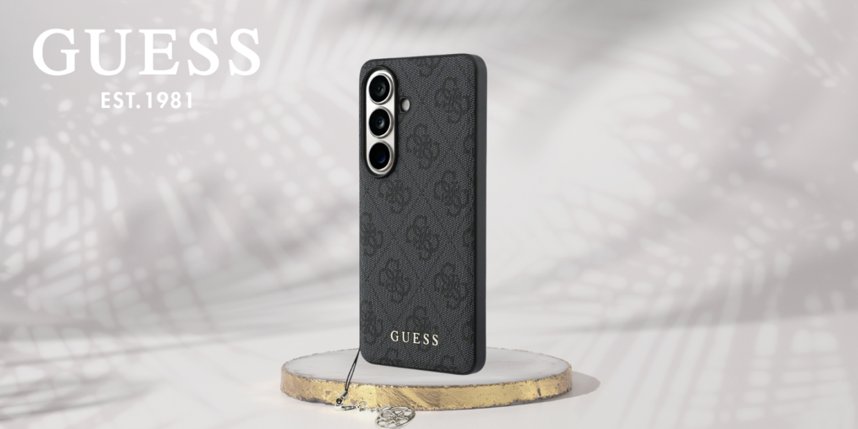 Husa Guess 4G Classic Logo Charm cu MagSafe compatibila cu Samsung Galaxy S26, Negru 1 Lerato.ro