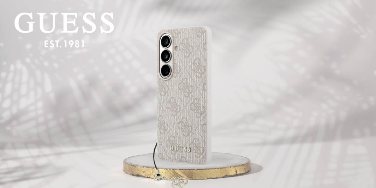 Husa Guess 4G Classic Logo Charm cu MagSafe compatibila cu Samsung Galaxy S26, Roz 1 Lerato.ro