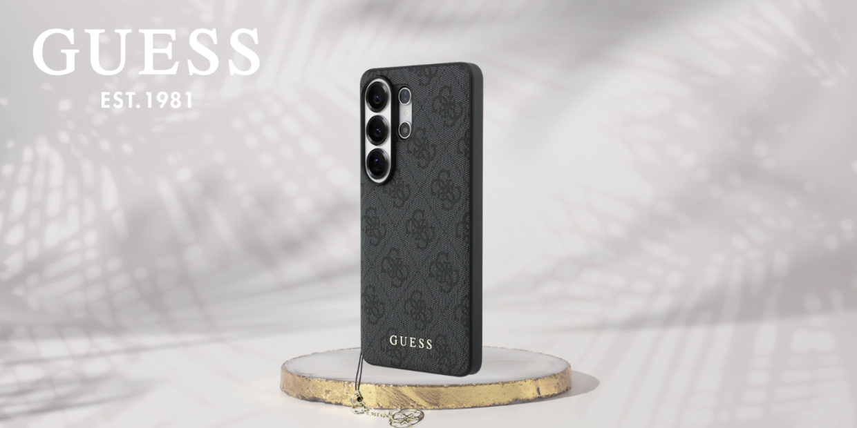 Husa Guess 4G Classic Logo Charm cu MagSafe compatibila cu Samsung Galaxy S26 Ultra, Negru 1 Lerato.ro